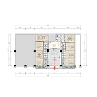 Diseño de Decoración Interior para Salón de Té y Sala de Estar con Diseño Gráfico Minimalista