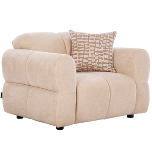 Fauteuil 1 place Elbe Premium de qualité export, fauteuil moderne rembourré en tissu pour salon, disponible à prix export - Product Image 5
