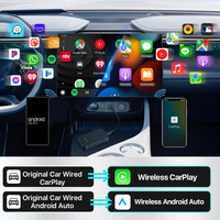 Adaptateur CarPlay Android Auto 2 en 1 pour transformer le système filaire d'origine en sans fil