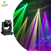 DMX Intelligenter Moving Head Laser 10W Laserlicht Vollfarbiges RGB-Show-System Feuerwerk RGB-Laserprojektor Bühnenlicht