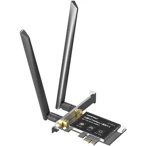 WIFI6E 5400MbpsトリップバンドワイヤレスPCIEアダプターwifiネットワークカードpci for gaming pc 2.4ghz 5.8ghz 6ghz