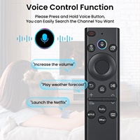 Télécommande vocale de remplacement BN59-01385A, code fixe, matériau plastique noir, IR, Samsung Neo QLED 4K/8K Smart TV, portée 10-16m
