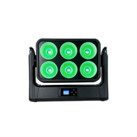 Projecteur Blinder Haute Puissance 1200W à Tête Mobile LED RGBW Stroboscopique, Indice de Protection IP65, Mode de Contrôle DMX512 pour Scène