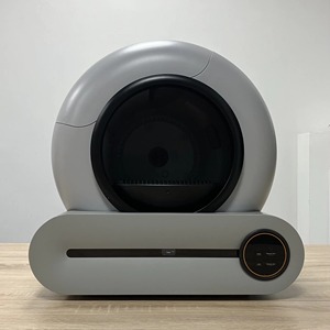 Nueva Caja de Arena para Gatos Automática de Color Gris con Wifi, Control de Olores, 65L de Espacio, Autolimpiable - Product Image 4