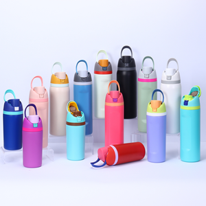 Botella de agua Fabricación portátil Caliente Frío Fitness Gimnasio de acero inoxidable Aislado Camping Enfriador Botella de agua - Product Image 1