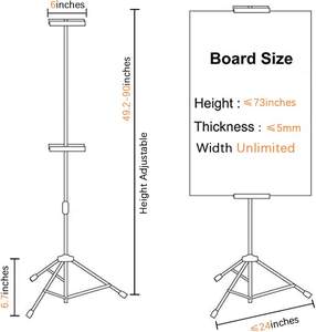 כניסה נשלף פוסטר לוח דו צדדי באנר מחזיק עבור עסקים ופרסום - Product Image 3