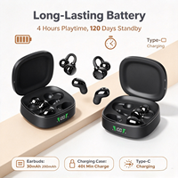 Earbud Nirkabel TWS Bluetooth 5.4 Fungsi Ganda Headphone Stereo In-Ear Speaker 8mm Tipe C Mini Earphone Bluetooth