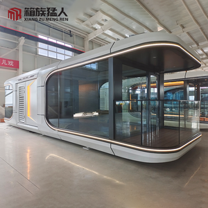 Sang trọng tùy chỉnh thiết kế hiện đại Tiny prefab Apple cabin nhà không gian viên nang container nhà để bán - Product Image 3