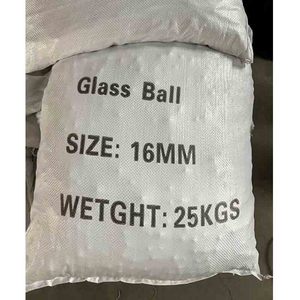 <strong>White</strong> Cream Color Glass <strong>Marble</strong> <strong>Ball</strong> for Children Toys - Product Image 5
