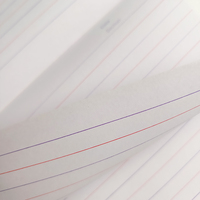 Cuaderno de Escritura Personalizado Grado 1, 210x143mm, Cuaderno de Ejercicios con Rayas para Primaria, Cuaderno de Práctica de Escritura a Mano para Estudiantes, Venta al Por Mayor