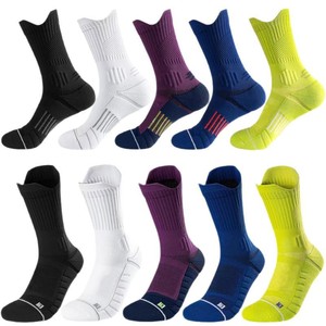 Calcetines Deportivos de Baloncesto de Élite <span class=keywords><strong>para</strong></span> Hombre Talla Grande Antideslizantes Prácticos de Media Caña con Suela de Toalla Profesionales <span class=keywords><strong>para</strong></span> Deportes - Product Image 5