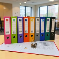 Venta Directa de Fábrica de Carpetas de Papel FC Personalizadas de Alta Calidad y Gran Capacidad con Diseño de Arco de Palanca, Aptas para Oficina