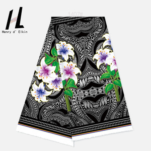 ผ้าโพลีเอสเตอร์พิมพ์ลายชนเผ่าลิลลี่สำหรับผู้หญิงชุดรีสอร์ทเสื้อผ้าชาติพันธุ์ชายหาดแฟชั่น - Product Image 3