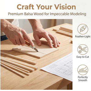 Kit in Legno di <span class=keywords><strong>Balsa</strong></span> Fai-da-Te per Modellini di Aerei/Navi o Esperimenti Educativi, Fornitura Diretta dalla Fabbrica - Product Image 2