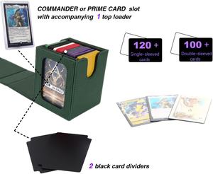 Boîte de rangement en PU à deux fenêtres Torson, écologique, étanche, personnalisée, pour 100 cartes de jeu Yugioh Commander CCG, stockage d'un gallon, brevet - Product Image 5