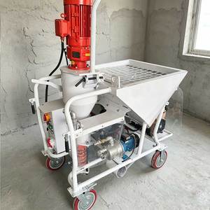 Máquina de Enlucido de Yeso Totalmente Automática bibo, Eléctrica 380V 220V, Precio de la Máquina de Pulverización de Masilla - Product Image 3