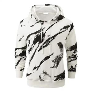 Sudaderas con Capucha para Hombre, Otoño, Antiarrugas, Ecológicas, Tejido de Algodón, Corte Holgado, Estampado Puff, Talla 6XL, Venta al Por Mayor - Product Image 1