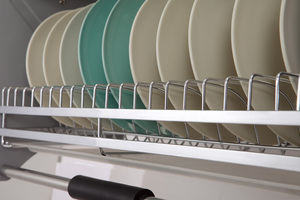 Cestello estraibile cestello portaoggetti per armadietto da parete per cucina cestello elevatore 600/700/800/900mm cestello di scarico per piatti di sollevamento D51131 - Product Image 4