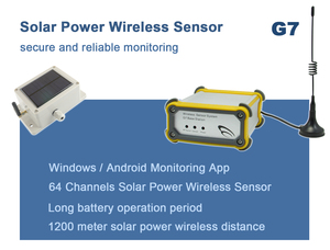 Système de surveillance météo extérieur sans fil à énergie solaire avec capteur de vitesse du vent G7, station de base IP65 en plastique ABS - Product Image 6
