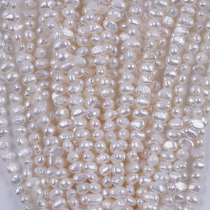 Natural <b>Freshwater</b> <b>Pearl</b> DIY <b>Bracelet</b> Necklace Earrings Short 18cm 5-6mm Side Hole Two Sided Light Colorfulpearls - Product Image 4
