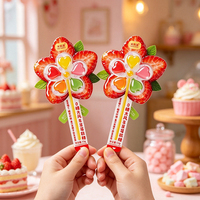 Popular Snacks Windmill Strawberry Gummy Bears Children's Gummy Candy Toys OEM Q Like Texture with a Chewy Quality in Stock