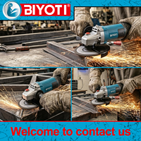 Meuleuse d'angle Biyoti BYT-AG2302 230 mm 2400 W, machine à polir et à couper le métal, outil professionnel robuste