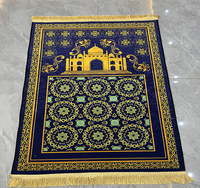 Tapis de prière islamique pour la prière refaite à la main, en plastique, personnalisé,