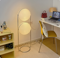 Lampes de sol décoratives de luxe de haute qualité en gros, lampes de sol LED à boule opale, décoration intérieure, verre acrylique pour salon moderne