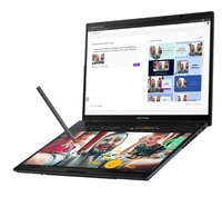 Nouveau Zenbook 14 DUO 2024 UX8406 Ultra 9 185H 32 Go 1 To SSD Noir Ordinateur Portable OLED Double Écran Tactile 2.8K pour Design et Peinture