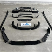 Kit carrosserie Black Knight Warrior pour voiture neuve : lèvre avant, jupes latérales, diffuseur arrière, spoiler pour X3 G01 LCI X4 G02