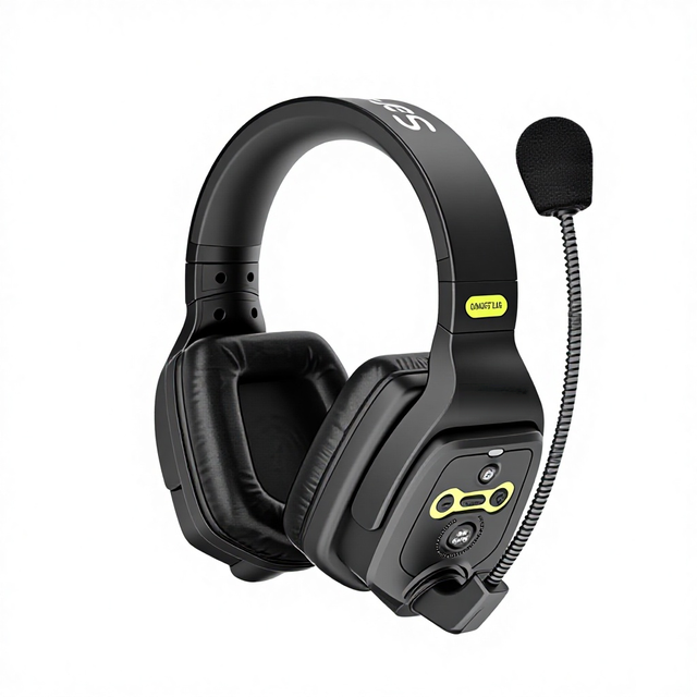Fengdi WiTalk Full-Duplex Wireless Intercom System with Head-Mounted Headset for Live Broadcast and Film TV Production Directors