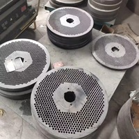 Accessoires pour granulateur : Ensemble d'arbre de roue de pression, Rouleau de pression, Disque de broyage, Modèle de granulation par pression
