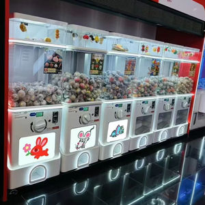 Pequeña máquina expendedora automática Lucky Gachapon Juguetes de acero inoxidable Premios Gachapon Venta de <span class=keywords><strong>valor</strong></span> multidivisa - Product Image 1