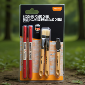 Ciseau hexagonal pointu pour maîtres-bricoleurs, marteaux et ciseaux fabriqués en Italie - Product Image 3