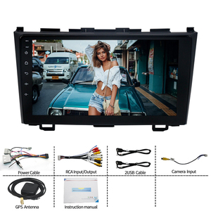 Touch Screen Video Headunit Dvd Carplay Auto <span class=keywords><strong>Android</strong></span> Car Stereo <span class=keywords><strong>Player</strong></span> con GPS per Honda Crv <span class=keywords><strong>3</strong></span> 2007- 2011 - Product Image 2