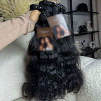 Lot de Cheveux Naturels Bruts Non Traités du Cambodge 15A, Fournisseurs de Cheveux Humains en Paquets, Cheveux Humains Brésiliens Vierge de Qualité Mink avec Cuticules Alignées