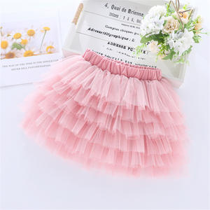 Jupes tutu roses pour tout-petits en gros 3 4 6 couches bébé filles robe courte <span class=keywords><strong>rouge</strong></span> blanc 3T 4T Tutu <span class=keywords><strong>jupe</strong></span> pour <span class=keywords><strong>fille</strong></span> - Product Image 2