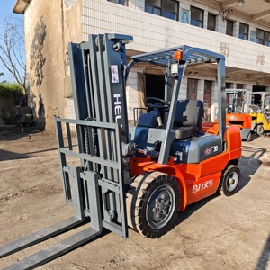 Used Heli 3 Ton Forklift Truck 2024 Model Used Heli Diesel Forklift 3 Ton with Triplex Stage Mast for <b>Material</b> <b>Handling</b> - Product Image 2