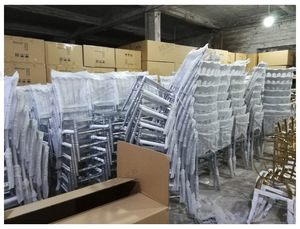 Personnalisé Populaire Pas Cher <span class=keywords><strong>Prix</strong></span> Partie Métal Blanc et <span class=keywords><strong>or</strong></span> Fête De Mariage Napoléon Chaises À Vendre - Product Image 6