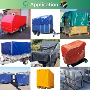 Bâche industrielle imperméable en PVC, résistante à la poussière, pour couverture de remorque - Product Image 3