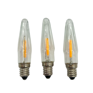 Luces LED E10 de Filamento para Puente, 14V 0.2W, Luces de Repuesto para Árbol de Navidad, Rojo, Verde, Azul - Product Image 2