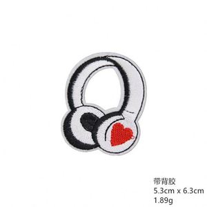 Wholesale Embroidery <b>Iron</b> on Various Shape Musical Instruments Patch for Decoration - Product Image 6