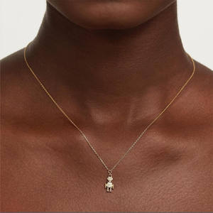 Colliers ras du cou FUAMAY en or, sans ternissement, pour femmes, chaîne à maillons pour les fêtes et les anniversaires - Product Image 2