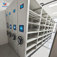 Sistema de Estanterías Móviles de Acero de Alta Resistencia para Archivo, con Almacenamiento Compacto para Uso en Hospitales, Hoteles y Supermercados