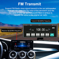 Moniteur Portable de Voiture de 11,26 Pouces pour Tableau de Bord, Écran IPS Portable sans Fil Compatible CarPlay Android Auto et Mirror Link