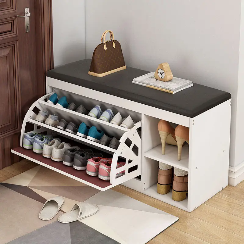 Folding Shoe Changing Stool Simple And Modern Easy To Sit Shoe Cabinet Storage Sofa Stool Household Shoe Rack