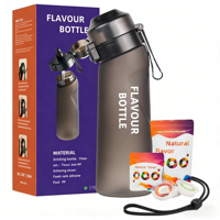 Bouteille d'eau de sport personnalisée 22oz sans BPA en Tritan, à boire directement, pour activités extérieures, avec compartiments pour fruits, en plastique, couvercle étanche