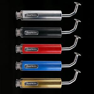 Pot d'échappement pour système d'échappement de moto JOG50 JOG90 pour <span class=keywords><strong>KEEWAY</strong></span> FO CUS <span class=keywords><strong>50CC</strong></span>, silencieux de <span class=keywords><strong>scooter</strong></span>, échappement central - Product Image 1