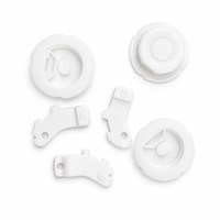 Pièces moulées en caoutchouc silicone blanc sur mesure, kit de composants non standard, fabricant OEM ODM, basé sur les dessins
