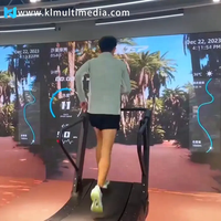 Système de jeu interactif sur tapis roulant Rotation à 360 degrés vr Simulateur de marche Jeu de plate-forme de fitness Machine de réalité virtuelle 9d AR